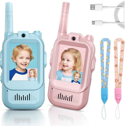 Walkie Talkies con Cámara para Niños