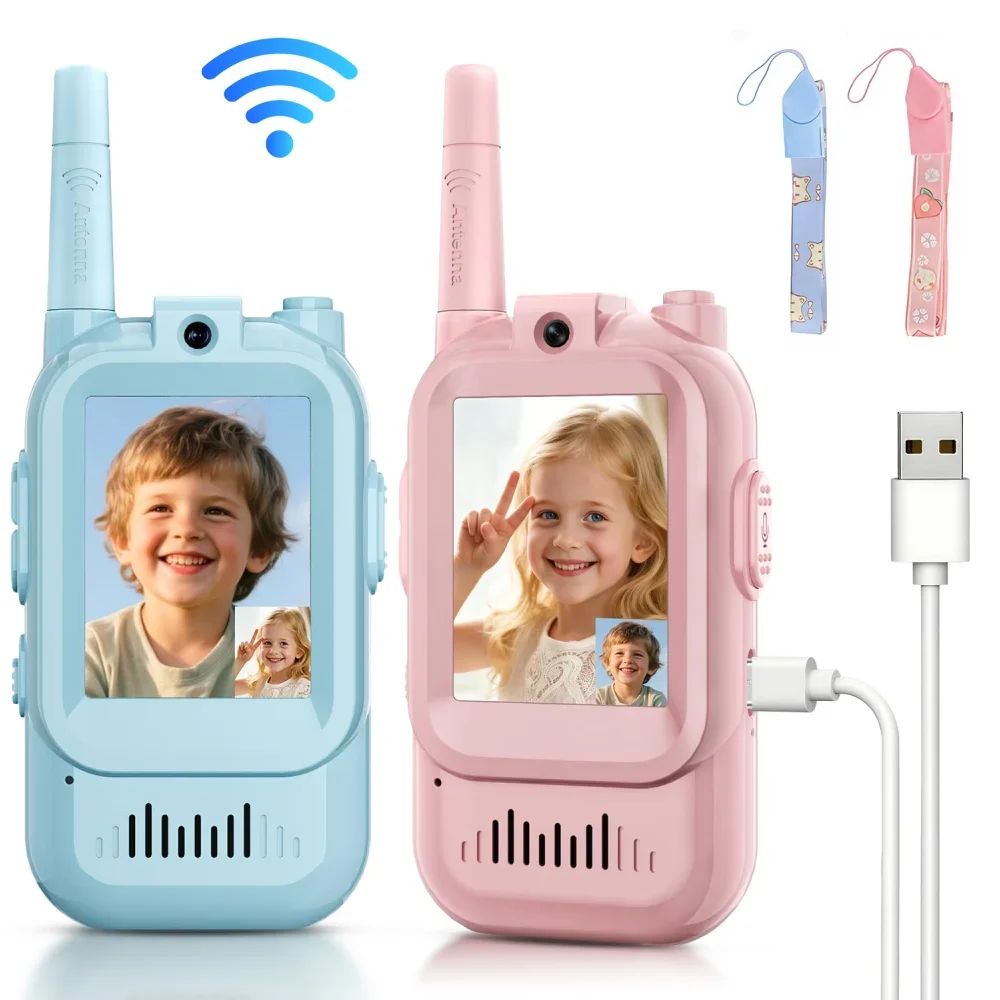 Walkie Talkies con Cámara para Niños