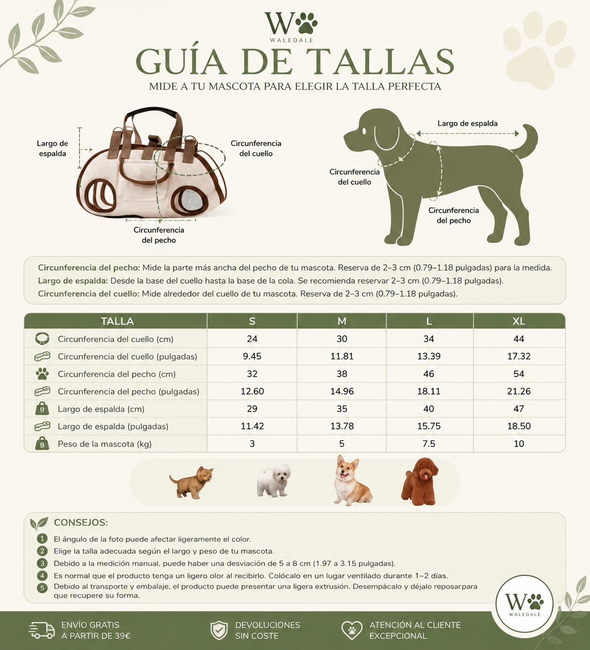 Mochila Portaperros Transpirable