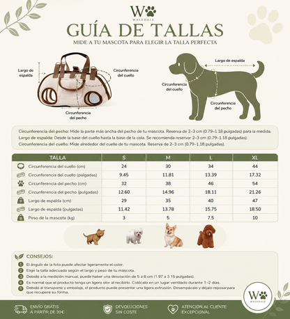 Mochila Portaperros Transpirable