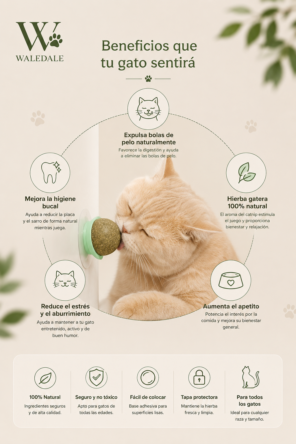 Bolas de Hierba Gatera para Gatos